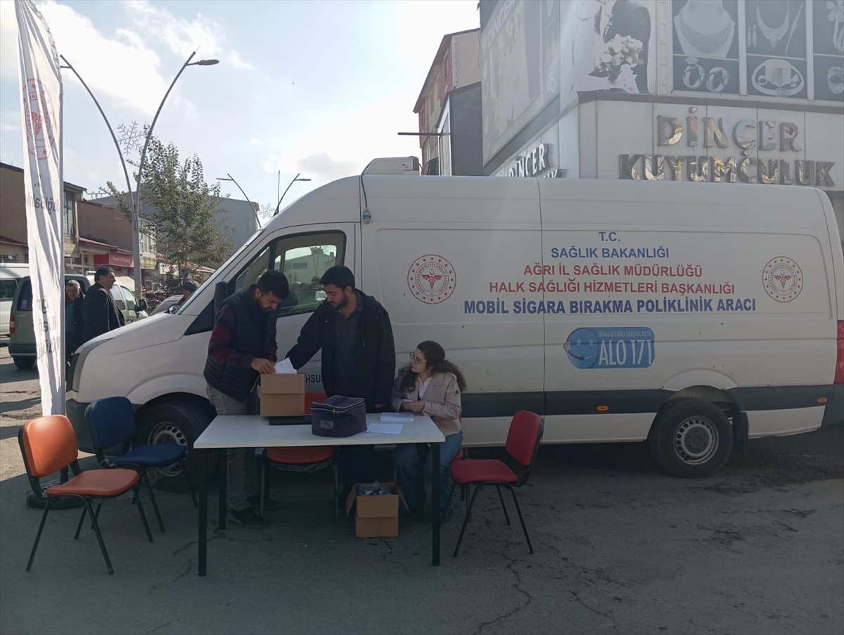 Ağrı'da “Mobil Sigara Bırakma Poliklinik Aracı” hizmete başladı
