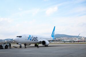 İSTANBUL (AA) – AJet'in TC-OHE kuyruk tescilli Boeing 737-8 MAX