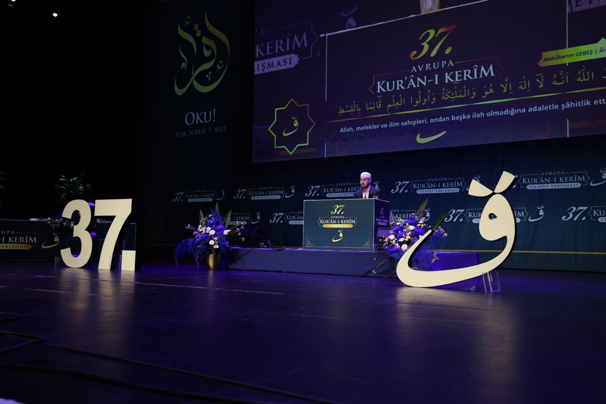 Almanya'da “37. Avrupa Kur'an-ı Kerim Tilavet Yarışması” yapıldı