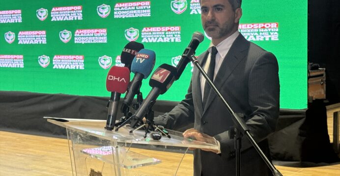Amed Sportif Faaliyetler Kulübünde başkanlığa Nahit Eren seçildi