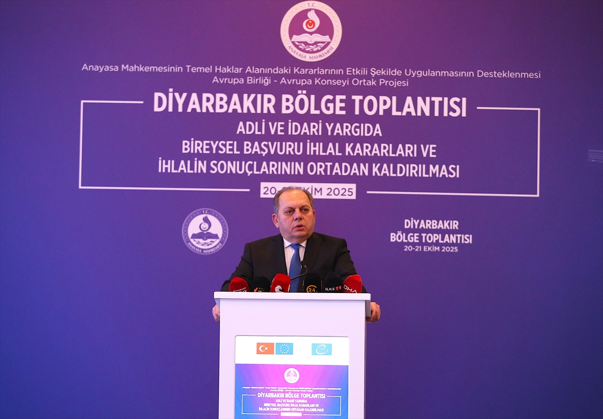 Anayasa Mahkemesi Başkanı Kadir Özkaya Diyarbakır'da konuştu: