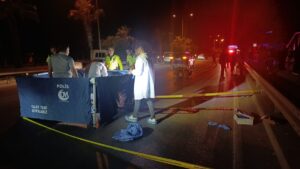 ANTALYA (AA) – Antalya'nın Alanya ilçesinde otomobille çarpışan motosikletin sürücüsü