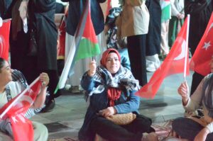 AYDIN (AA) – Aydın'ın Nazilli ilçesinde, İsrail’in, insani yardım ulaştırmak