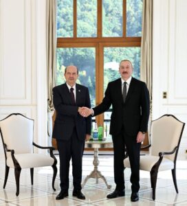 GEBELE (AA) – Azerbaycan Cumhurbaşkanı İlham Aliyev, Kuzey Kıbrıs Türk