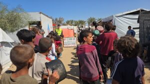 BALIKESİR (AA) – Balıkesir'de lise öğrencilerinin Gazze yararına düzenlediği kermesin