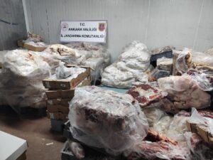 ANKARA (AA) – Ankara'da bozuk gıda üretimi ve satışı yapılan