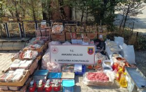 ANKARA (AA) – Ankara'da gıda üretimi ve satışı yapılan bir