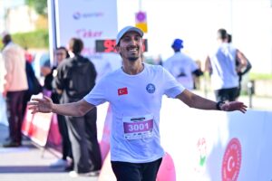 İSTANBUL (AA) – Bosphorun Quarter Marathon koşu etkinliği, Ortaköy-Bebek parkurunda