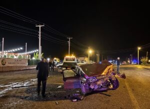 ÇANKIRI (AA) – Çankırı'da 3 aracın karıştığı trafik kazasında 1'i