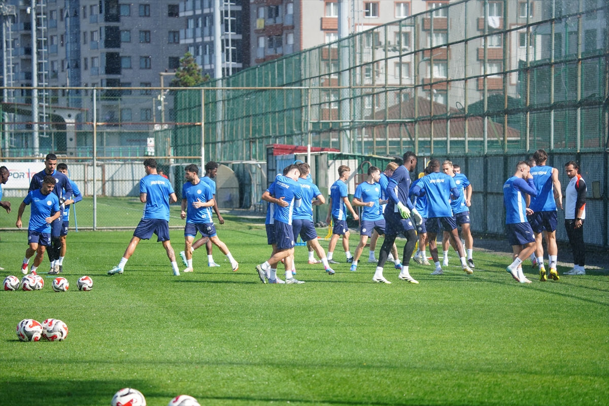 Çaykur Rizespor, Antalyaspor maçının hazırlıklarını tamamladı