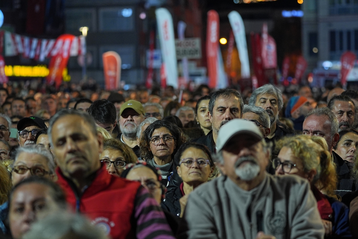 CHP Genel Başkanı Özel, partisinin Sarıyer mitinginde konuştu: