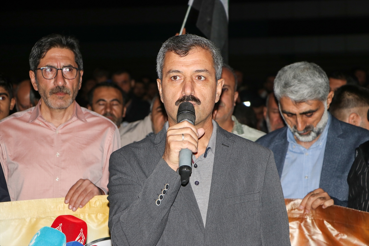Diyarbakır, Mardin ve Elazığ'da İsrail'in Küresel Sumud Filosu'na saldırısı protesto edildi