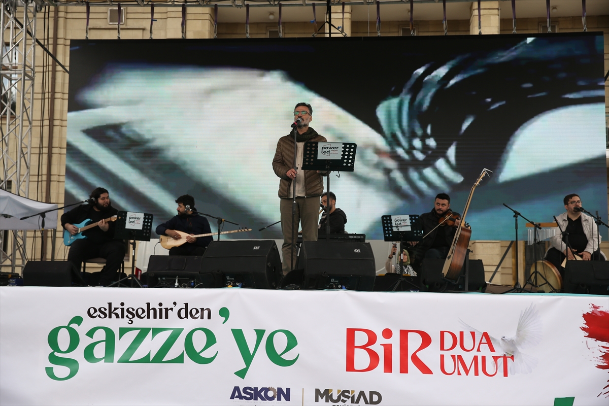 Eskişehir'de “Gazze'ye Bir Dua Bir Umut” programı düzenlendi
