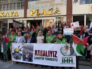 HAKKARİ/BİTLİS (AA) – Hakkari ve Bitlis'te İsrail ablukasını kırmak ve