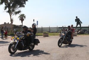 HATAY (AA) – Hatay'ın İskenderun ilçesinde çeşitli illerden gelen motosikletliler,