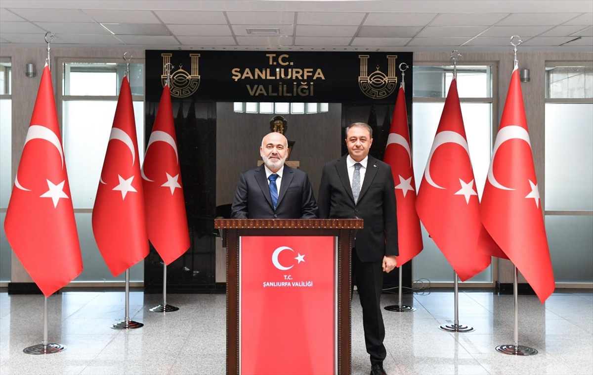İçişleri Bakan Yardımcısı Sağlam, Şanlıurfa Valisi Şıldak'ı ziyaret etti