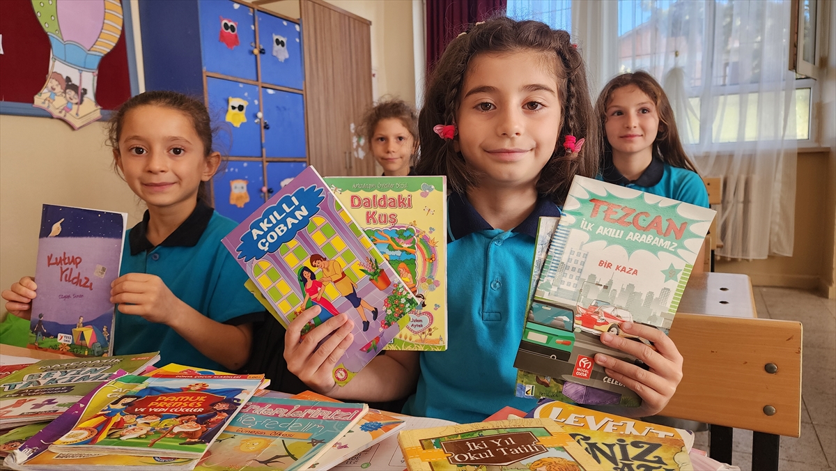İlkokul öğrencileri Amasya'dan Ardahan'a “kitap köprüsü” oluşturdu