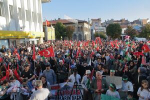 ÇORUM (AA) – Çorum'da Filistin'e destek yürüyüşü düzenlendi. Çorum Filistin