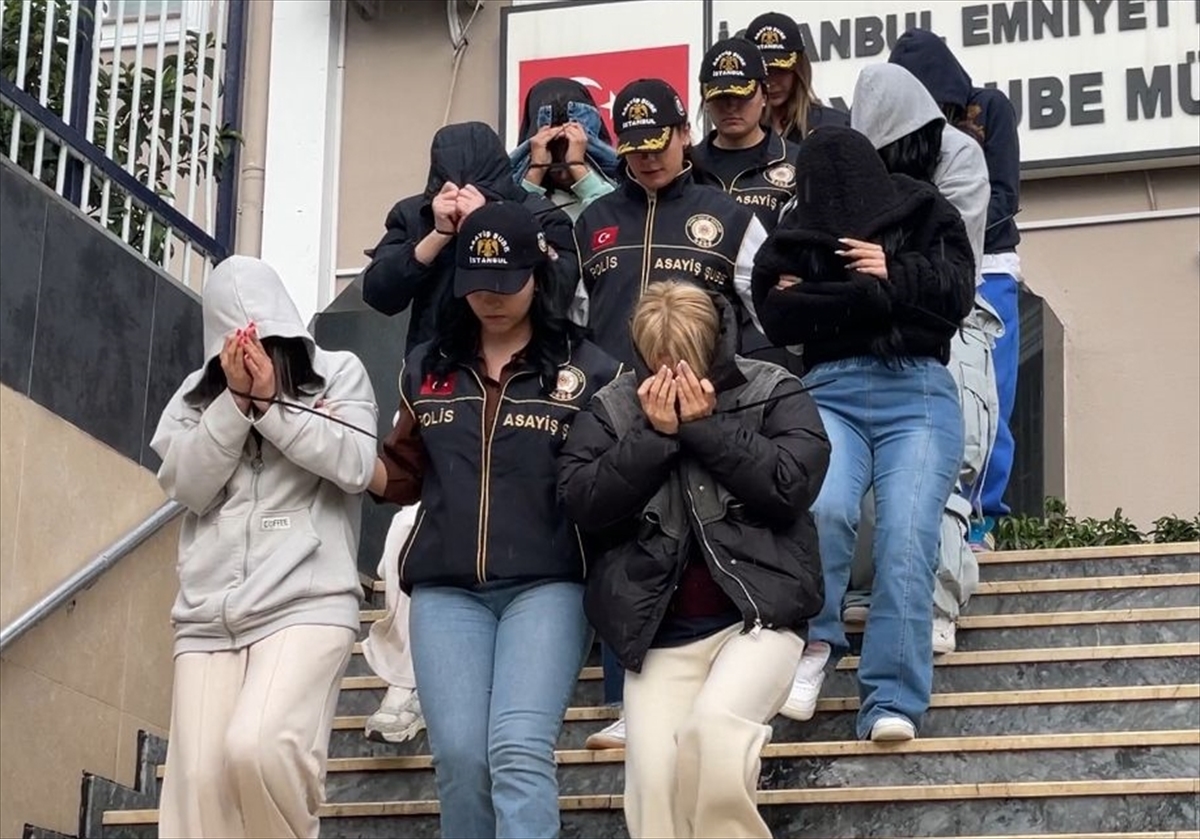 İstanbul merkezli fuhuş operasyonunda yakalanan 20 zanlıdan 16’sı tutuklandı