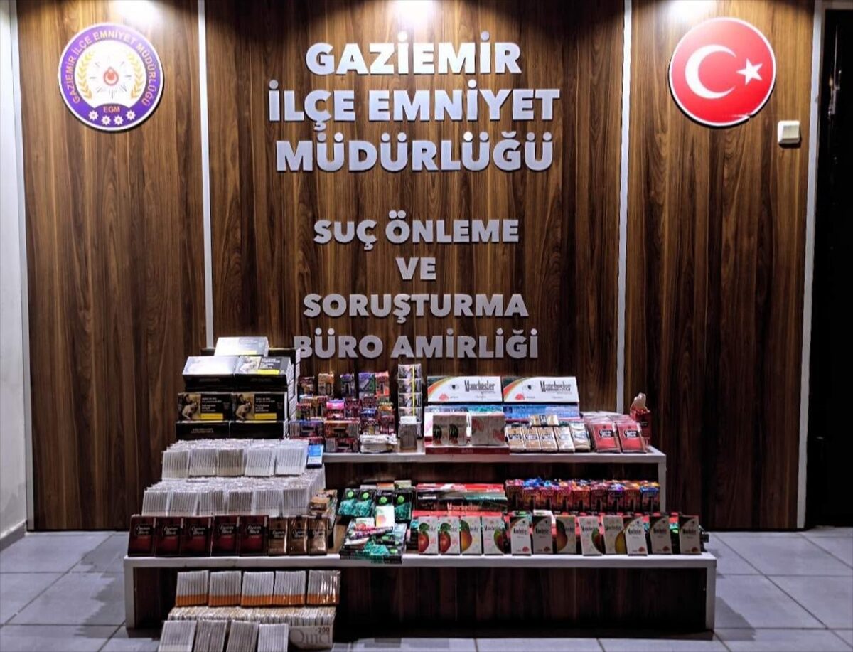 İZMİR (AA) – İzmir'in Karabağlar ve Gaziemir ilçelerinde düzenlenen kaçak