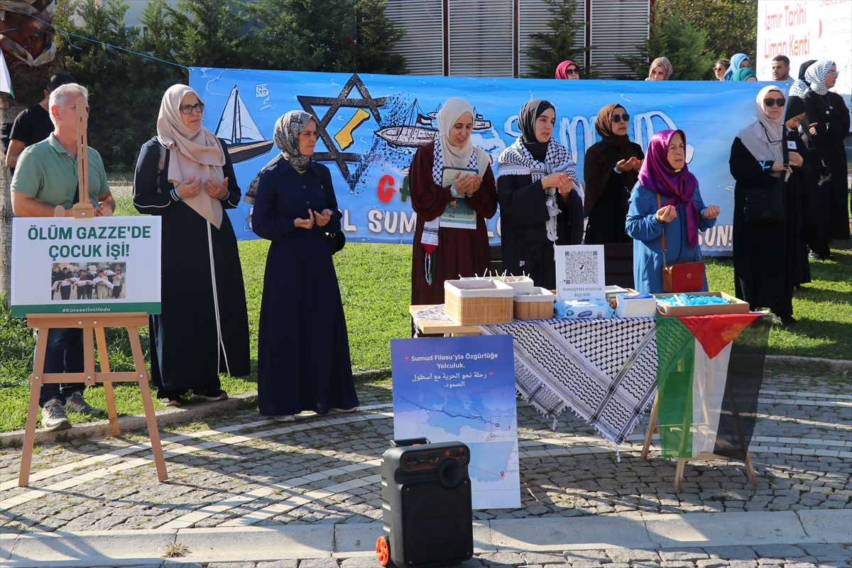 İzmir'den Küresel Sumud Filosu'na destek