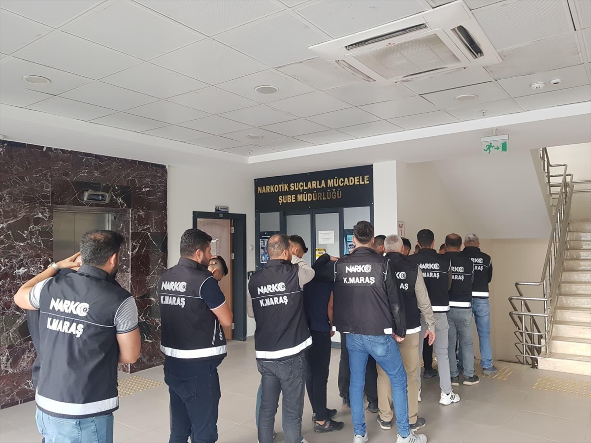 Kahramanmaraş'ta uyuşturucu operasyonunda 15 zanlı tutuklandı