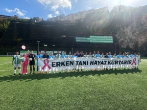 ZONGULDAK (AA) – Kozlu Belediyespor- Çaycuma Velioğlu Gelişimspor müsabakası öncesinde,