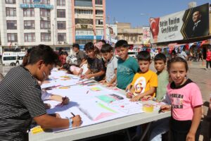 KİLİS (AA) – Kilis'te İsrail'in Filistin'e yönelik saldırılarına tepki göstermek