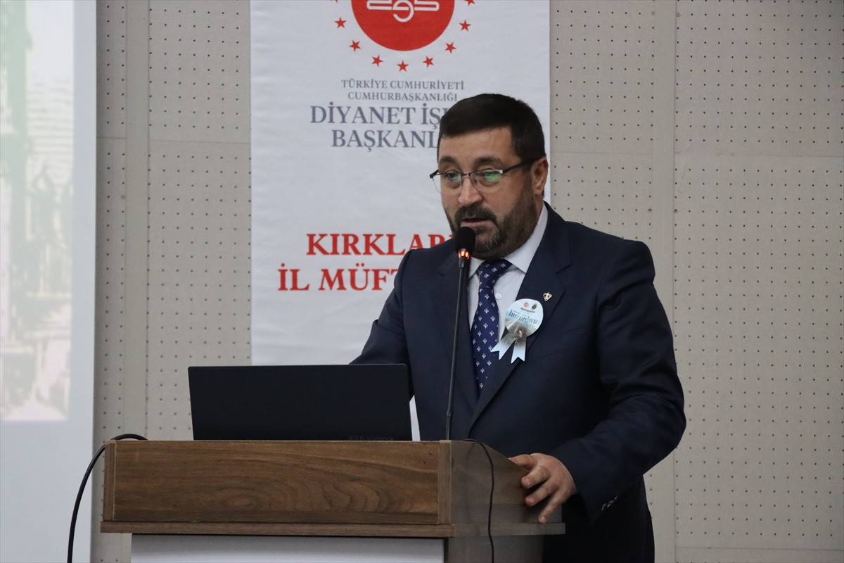 Kırklareli'nde “Kutlu Elçinin Örnekliği Ailede Huzur Camide Rehber” konferansı