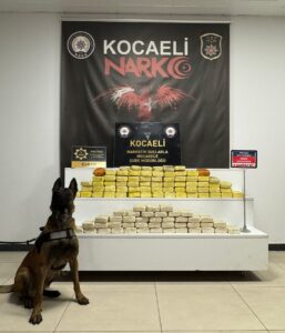 KOCAELİ (AA) – Kocaeli'de bir otomobilde 45 kilo 750 gram