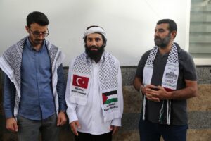 ŞANLIURFA (AA) – İsrail tarafından alıkonulduktan sonra Türkiye'ye dönüşü sağlanan