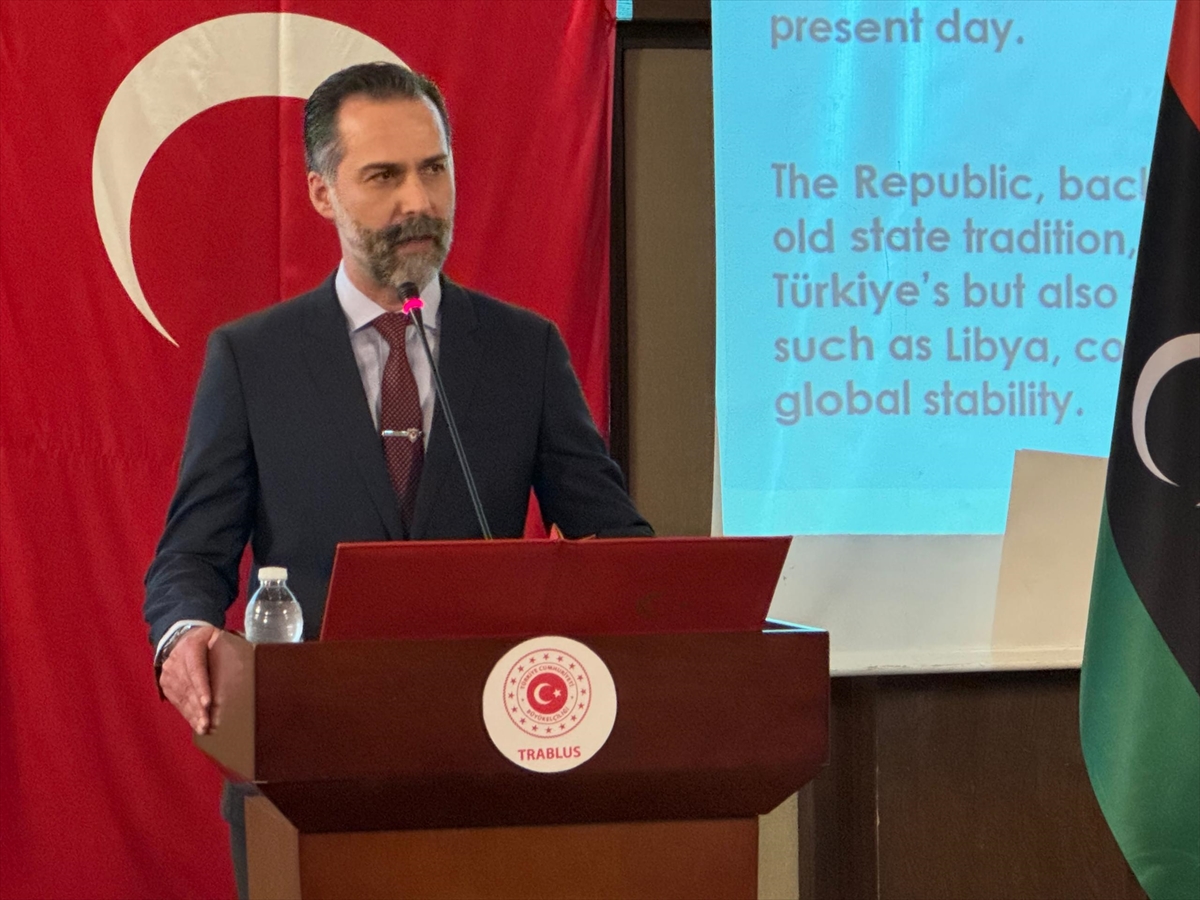 Libya'nın başkenti Trablus'ta 29 Ekim Cumhuriyet Bayramı kutlandı