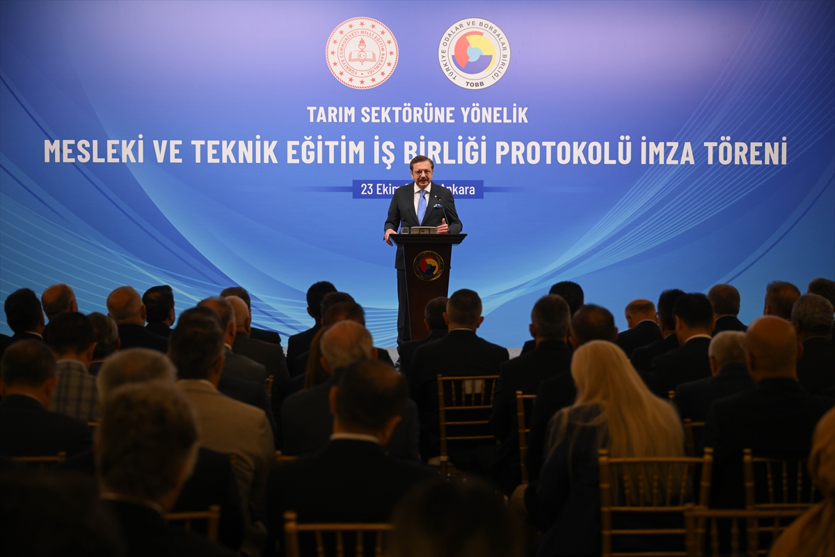 MEB ve TOBB arasında “tarım sektörüne yönelik” işbirliği protokolü imzalandı