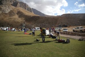 NİĞDE (AA) – Niğde'de Cumhuriyet'in kuruluşunun 102. yılı dolayısıyla Aladağlar'daki