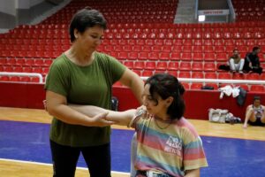 SAMSUN (AA) – FATİH MEHMET KÜRKÇÜ – Annesinin teşvikiyle spor