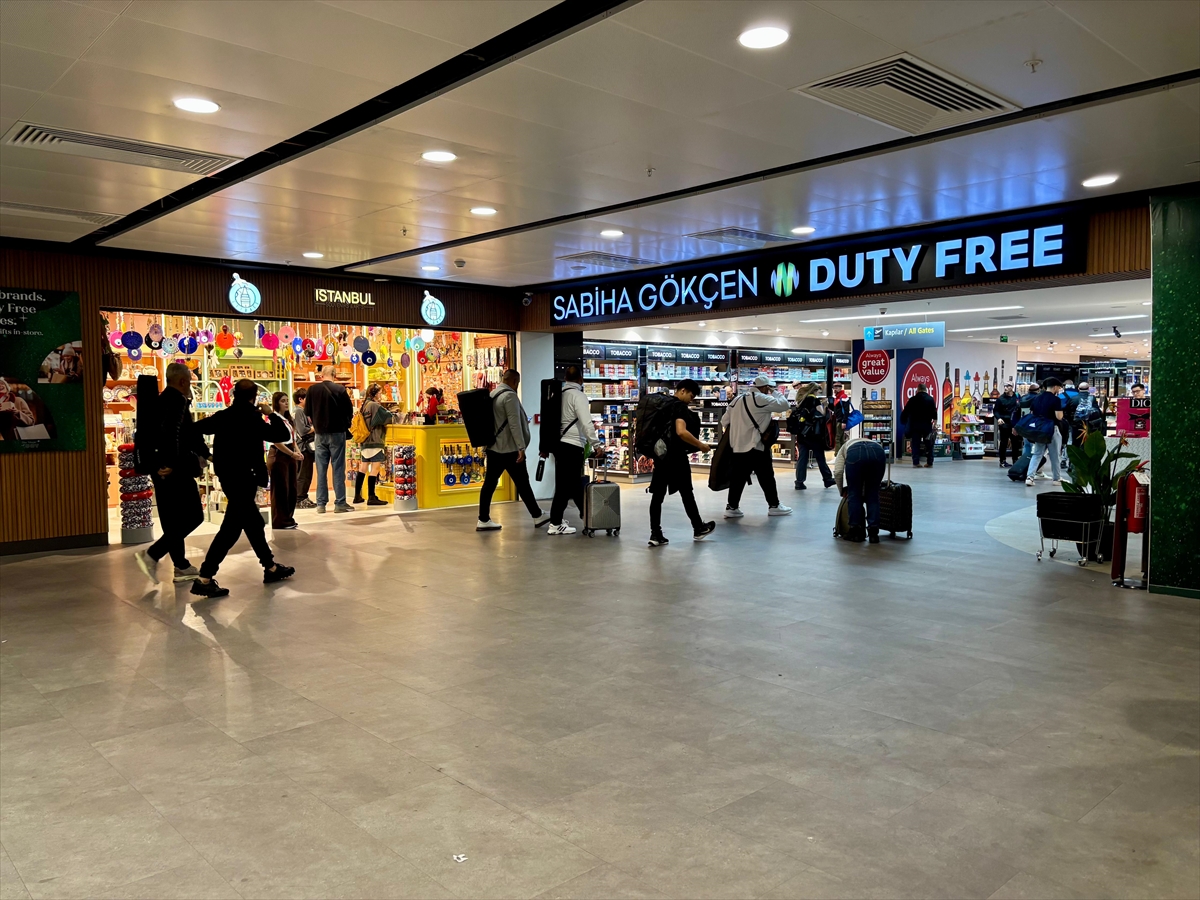 Sabiha Gökçen Havalimanı'nda “duty free” alanı yenilendi
