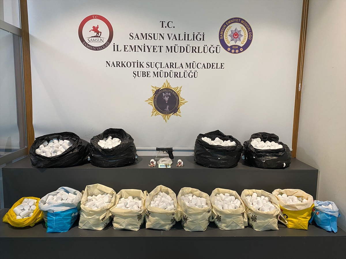 Samsun'da 105 binden fazla uyuşturucu hap ele geçirildi
