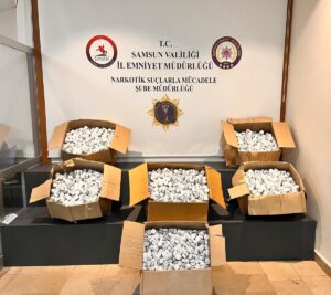 SAMSUN (AA) – Samsun'un İlkadım ilçesinde düzenlenen uyuşturucu operasyonunda tıra