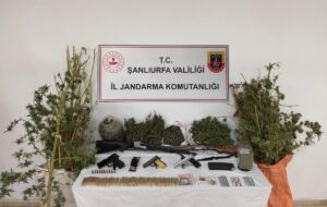ŞANLIURFA (AA) – Şanlıurfa'nın Haliliye ilçesinde uyuşturucu ve silah kaçakçılığı