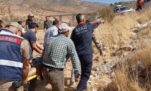 SİİRT (AA) – Siirt'in Eruh ilçesinde serinlemek için çaya giren