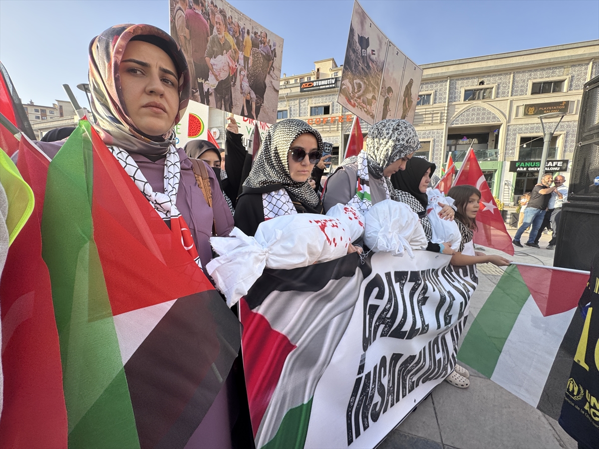 Şırnak'ta İsrail'in Gazze'ye saldırıları protesto edildi