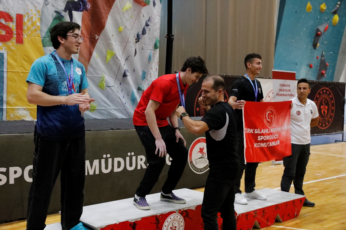 Spor Tırmanış Büyükler Türkiye Şampiyonası, Samsun'da sona erdi