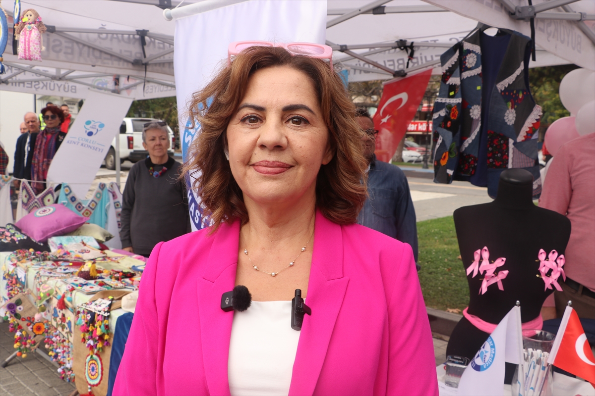 Tekirdağ'da “Meme Kanseri Farkındalık Yürüyüşü” düzenlendi