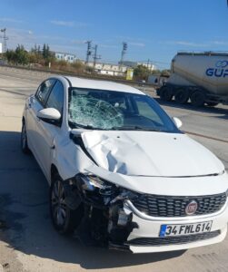TEKİRDAĞ (AA) – Tekirdağ'ın Saray ilçesinde otomobilin çarptığı kadın hayatını