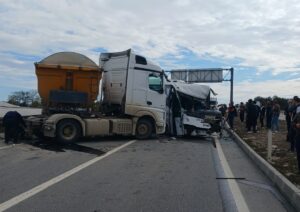 TEKİRDAĞ (AA) – Tekirdağ'ın Saray ilçesindeki zincirleme trafik kazasında 3