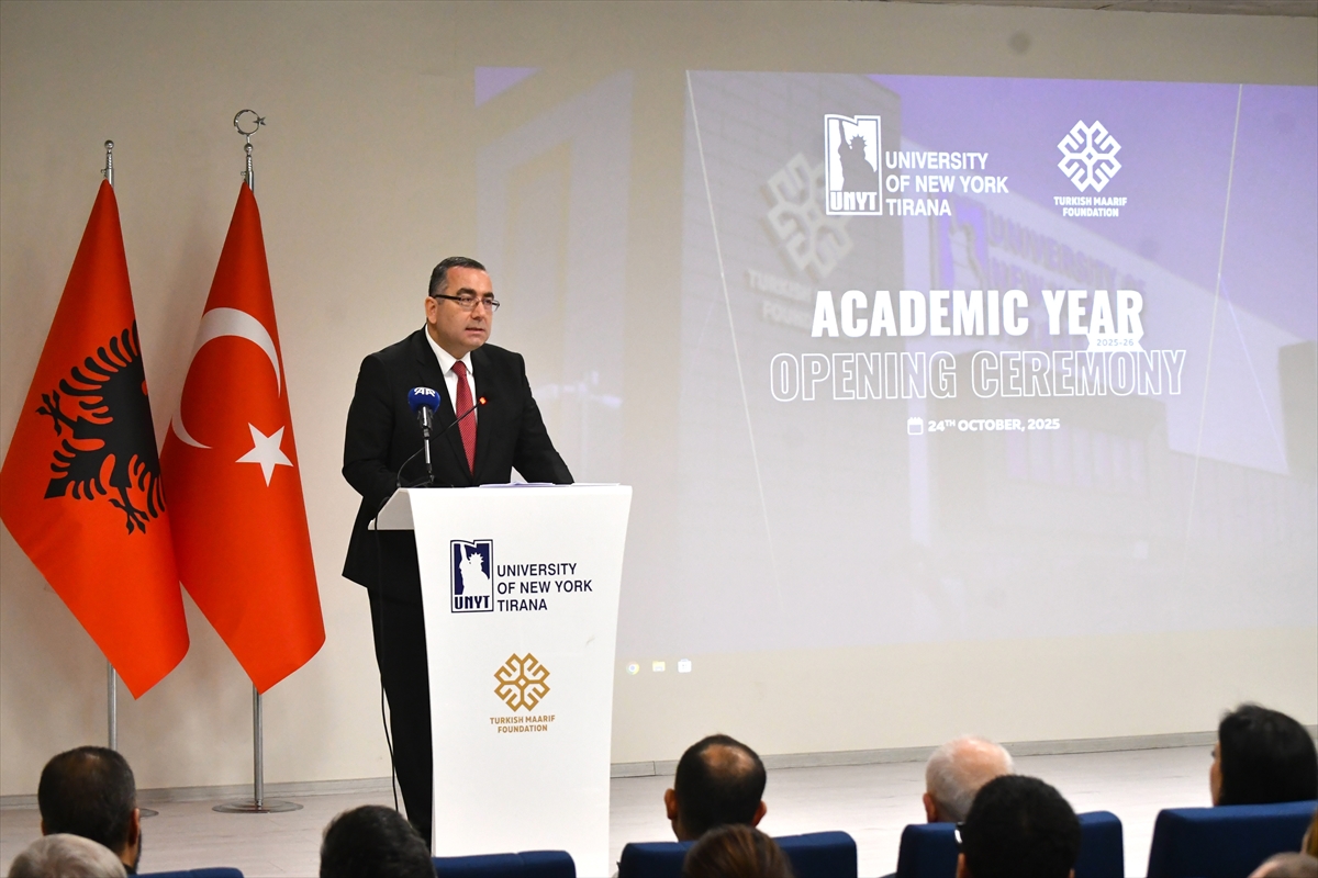 TMV'nin Tiran New York Üniversitesi'nde yeni akademik yılı açılış töreni düzenlendi
