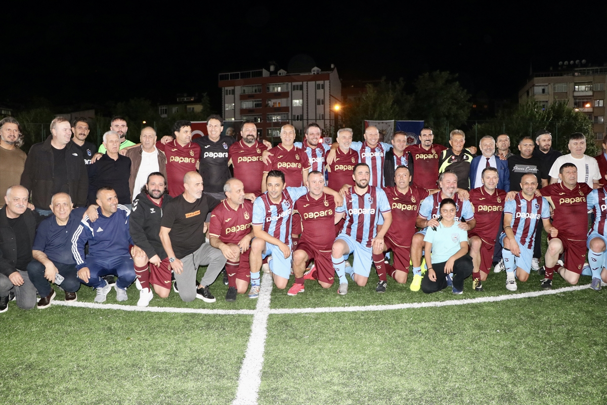 Trabzon'da “Efsanelerle Yeniden” futbol turnuvası sona erdi