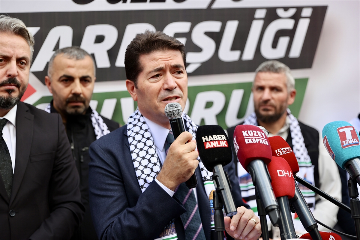 Trabzon'dan Gazze'ye 250 ton insani yardım malzemesi gönderildi