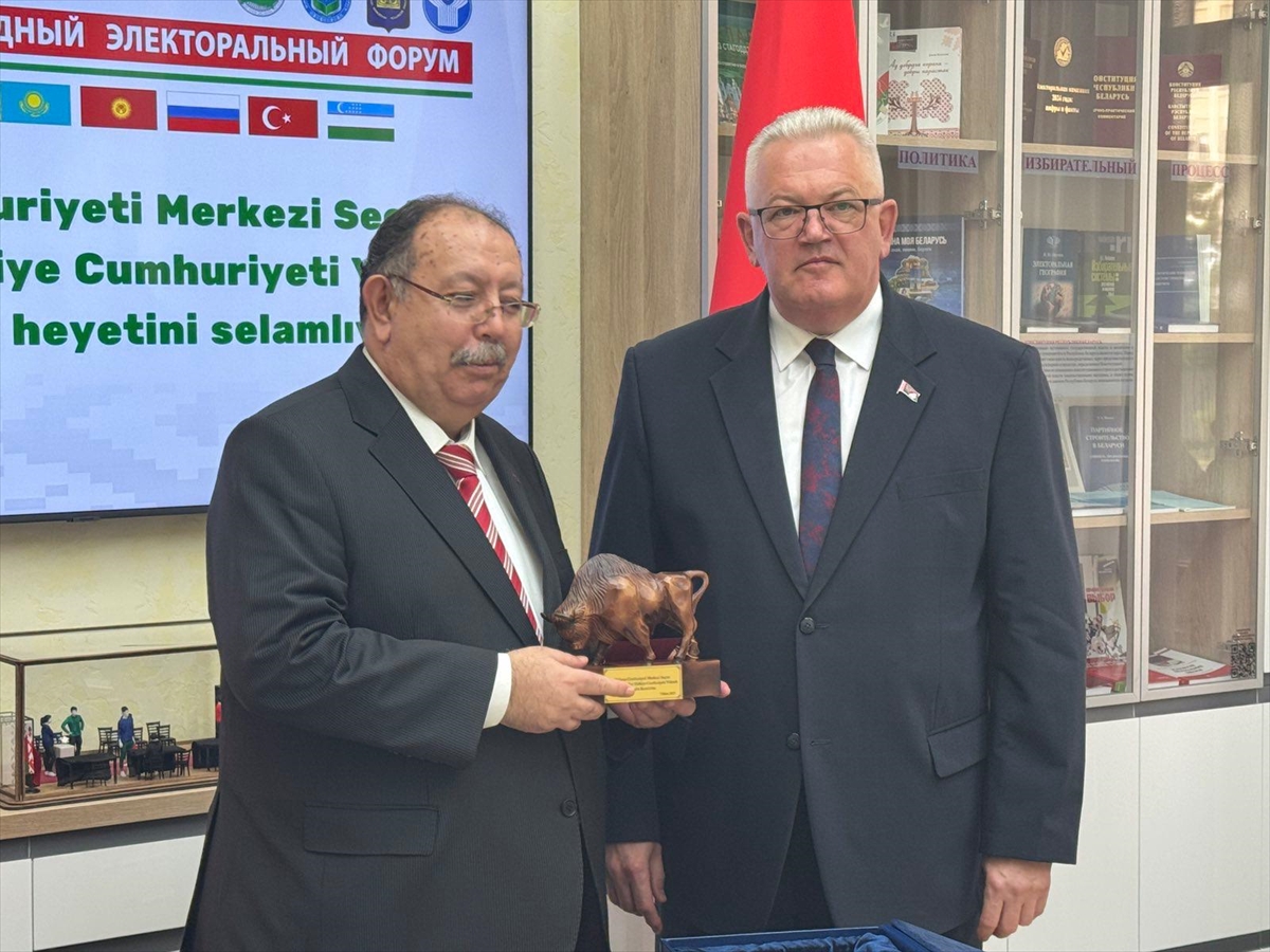 Türkiye ile Belarus yüksek seçim kurulları işbirliği için mutabakat zaptı imzaladı