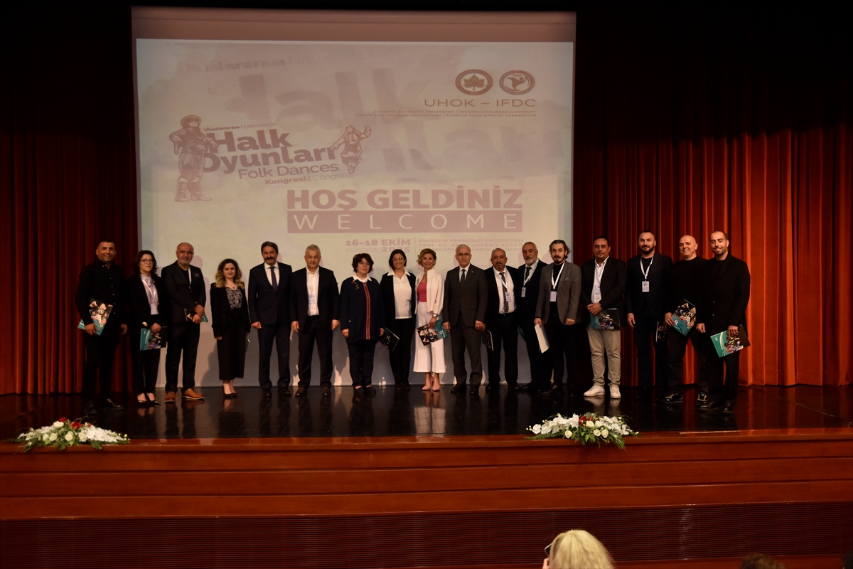 Uluslararası Halk Oyunları Kongresi, Eskişehir'de yapıldı